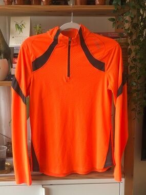 Saucony Vizipro Long Sleeve 1/4 Zip Running/Jogging Shirt Women’s M